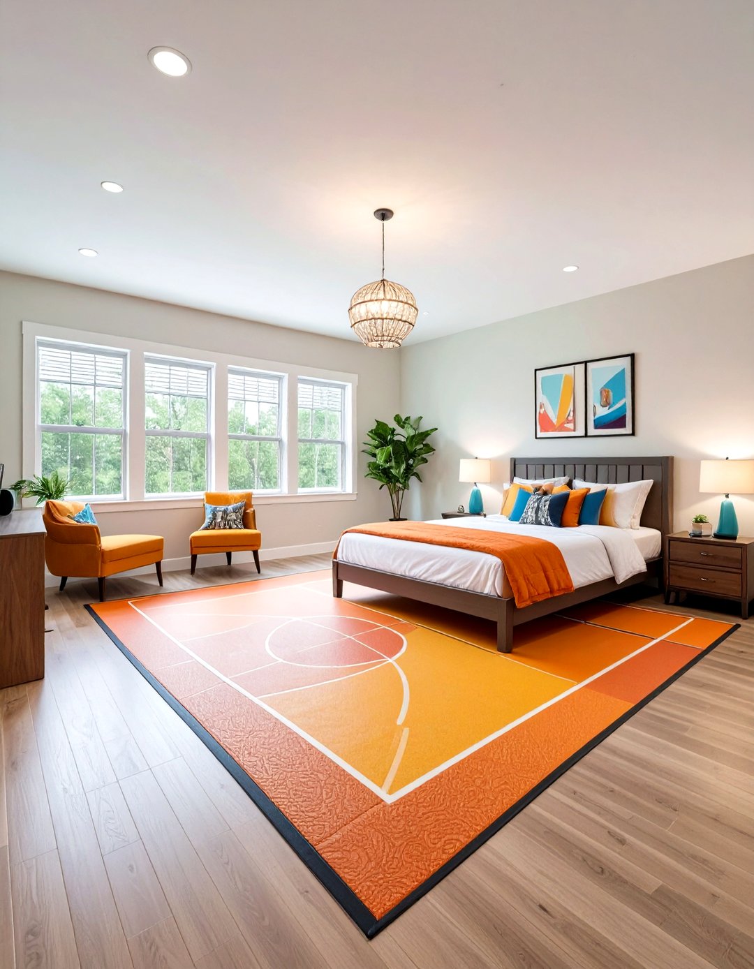 Ultimate Basketball Room Decor Ideas: Transform Your Space into a Hoops Haven - Image 2 Ultimate Basketball Room Decor Ideas: Transform Your Space into a Hoops Haven - Image 2
